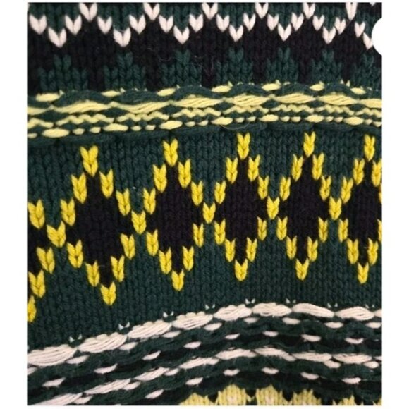 Talbots Diamond Fair Isle Crewneck Sweater - Picture 7 of 9